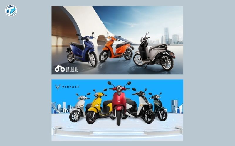 Các dòng xe máy điện Dat Bike và VinFast hiện nay